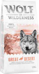 Wolf of Wilderness 2x12 kg Wolf of Wilderness Adult "Great Desert" - pulyka