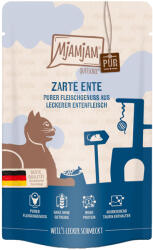  MjAMjAM 24x125g MjAMjAM Quetschie pur nedves macskatáp-kacsa pur
