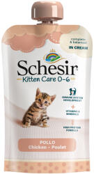 Schesir 10x150g Schesir Kitten in Cream csirke nedves macskatáp