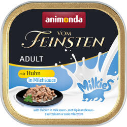 Animonda Vom Feinsten 32x100g animonda vom Feinsten Adult Milkies Csirke tejes szószban nedves macskatáp