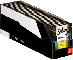 Sheba 56x 85g Sheba Selection szószban csirke nedves macskatáp