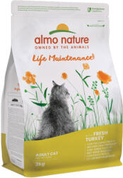 Almo Nature 2x2kg Almo Nature Functional Life Maintenance pulyka & rizs gazdaságos csomag száraz macskatáp
