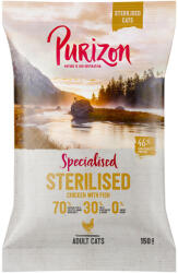 Purizon 150g Purizon Sterilised gabonamentes csirke & hal száraz macskatáp