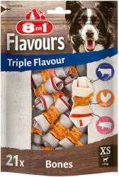 8in1 3x21db 8in1 Triple Flavour XS rágócsont kutyáknak