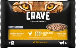 Crave 48x85g Crave tasakos nedves macskatáp multipack- Csirke szószban