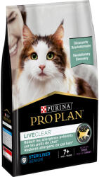 PRO PLAN 2, 8kg PURINA PRO PLAN LiveClear Sterilised Adult 7+ pulyka száraz macskatáp