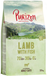 Purizon 2, 5kg Purizon Original bárány & hal gabonamentes száraz macskatáp