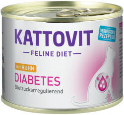KATTOVIT 6x185g Kattovit Diabetes / súly nedves macskatáp