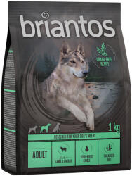 Briantos 4x1kg Briantos Adult bárány & burgonya - gabonamentes száraz kutyatáp