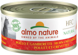 Almo Nature 70g 24x70g Almo Natura HFC Natural Csirke & garnéla nedves macskatáp