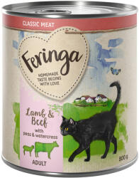 Feringa 6x800g Feringa Classic Meat Bárány & marhanedves macskatáp