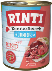 RINTI 6x800g Rinti ínyenceknek Junior marha nedves kutyatáp
