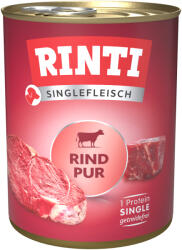RINTI 6x800 g Rinti Singlefleisch nedves kutyatáp- Marha pur
