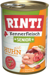 RINTI 12x400g RINTI ínyenceknek gazdaságos csomag nedves kutyatáp - Senior: csirke