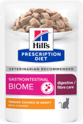 Hill's Prescription Diet 24x85g Hill's Prescription Diet Gastrointestinal Biome csirke nedves macskatáp