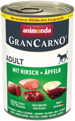 Animonda GranCarno 6x400g animonda GranCarno Original Adult szarvas & alma nedves kutyatáp