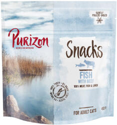 Purizon 3x40g Purizon snack hal marhával - gabonamentes macskasnack
