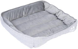 TIAKI TIAKI Basic plüss kutyafekhely, szürke, M méret: H 78 x Sz 55 x M 16 cm