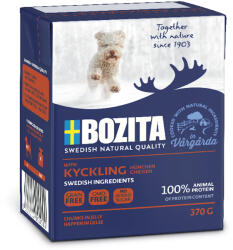 Bozita 24x370g Bozita falatkák aszpikban csirke nedves kutyatáp