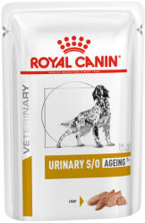 Royal Canin Veterinary Diet 24x85g Royal Canin Veterinary Urinary S/O Ageing 7+ Mousse nedves kutyatáp