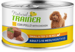 Natural Trainer 12x150g Natural Trainer Pate Small & Toy Adult csirke nedves kutyatáp