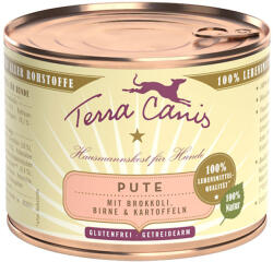 Terra Canis 6x200g Terra Canis Pulyka, brokkoli, körte & burgonya nedves kutyatáp