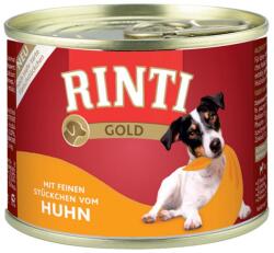 RINTI 12x185g RINTI Gold Csirkedarabkák nedves kutyaeledel