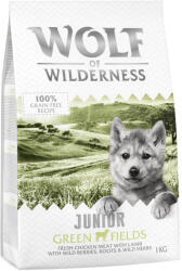 Wolf of Wilderness 1kg Little Wolf of Wilderness Junior 'Green Fields' bárány - gabonamentes száraz kutyatáp