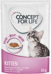 Concept for Life 12x85g Concept for Life Kitten csirke aszpikban nedves macskatáp