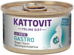 KATTOVIT 24x 85g Kattovit Gastro Kacsa nedves macskatáp