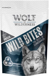  Wolf of Wilderness 180g Wolf of Wilderness kutyasnack - Wild Bites- The Taste of Scandinavia - rénszarvas, fekete tőkehal, csirke