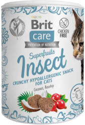  Brit Care 100g Brit Care Superfruits & rovarok macskasnack