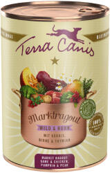Terra Canis 6x385g Terra Canis Marktragout Vad, csirke, sütőtök, körte & kakukkfű nedves kutyatáp