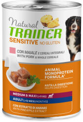Natural Trainer Natural Sensitive 6x400g Natural Trainer Sensitive No Gluten Adult Sertés nedves kutyatáp
