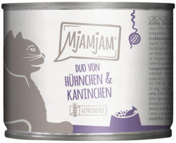 MjAMjAM 24x200g MjAMjAM Duo Csirke & nyúl nedves macskatáp
