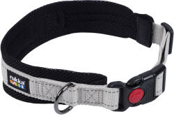 Rukka Pets Rukka® Bliss Eco nyakörv kutyáknak, szürke, S: 35 - 45 cm nyakkerület, 20 mm széles