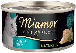 Miamor Miamor Naturelle finom filék 6 x 80 g - Csirke & tonhal
