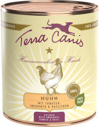 Terra Canis 6x800g Terra Canis Csirke, paradicsom, amaránt & bazsalikom nedves kutyatáp