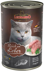 Leonardo 24x400g Leonardo All Meat Máj nedves macskatáp