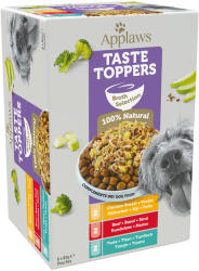 Applaws 6x85g Applaws Taste Toppers hús-/hallében próbacsomag nedves kutyatáp próbacsomagban
