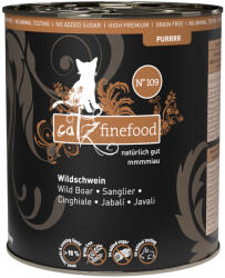 Catz Finefood 6x800g catz finefood nedves macskatáp - No. 109. vaddisznó