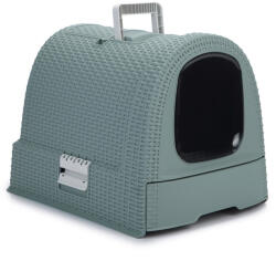 Keter Eco-Friendly Curver Misty blue (kék) macska WC, 51x38, 5x39, 5cm