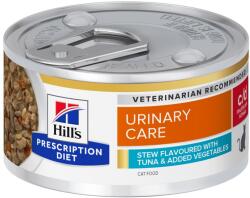 Hill's Prescription Diet 48x82g Hill's Prescription Diet c/d Multicare Stress Ragout tonhal és zöldség nedves macskatáp