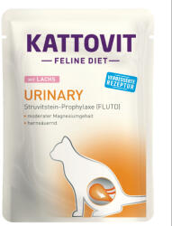 KATTOVIT 6x85g Kattovit Urinary tasakos nedves macskatáp - lazac