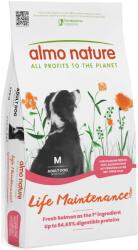 Almo Nature 2x12kg Almo Nature Life Maintenance Adult Medium lazac & rizs száraz kutyatáp