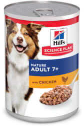 Hill's 12x370g Hill's Science Plan Mature Adult 7+ nedves kutyatáp - Csirke & marha