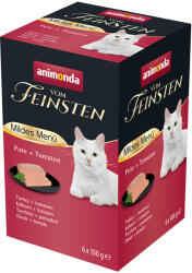 Animonda Vom Feinsten 36x100g animonda vom Feinsten Mildes Menü Adult Pulyka & paradicsom nedves macskatáp