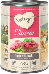 Feringa 6x400g Feringa Classic Meat Menü Bárány & marha nedves macskatáp