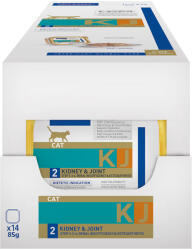 Virbac 14x85g Virbac Veterinary HPM Cat Kidney & Joint KJ2 nedves macskatáp