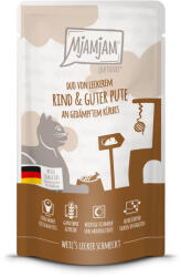 MjAMjAM 24x125g MjAMjAM Quetschie Marha & pulyka nedves macskatáp